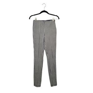 Tahari Black and White Checkered Leggings